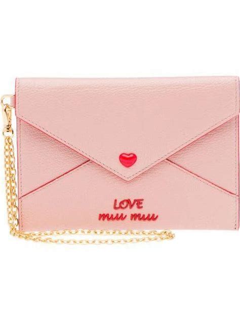 miu miu heart envelope wallet|farfetch miu miou wallet.